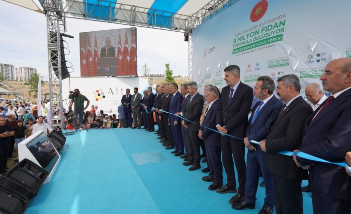 Erdoğan, Adıyaman’la Beraber 9 Millet Bahçesi’ni Açtı